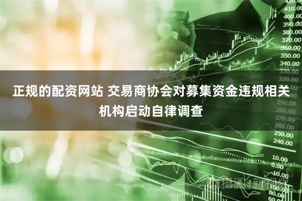 正规的配资网站 交易商协会对募集资金违规相关机构启动自律调查